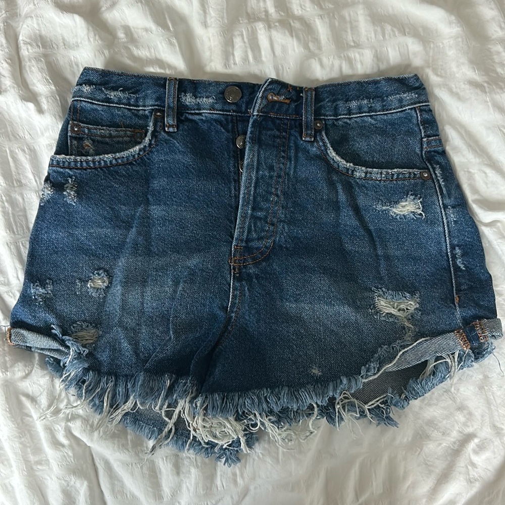 Free people Jean shorts